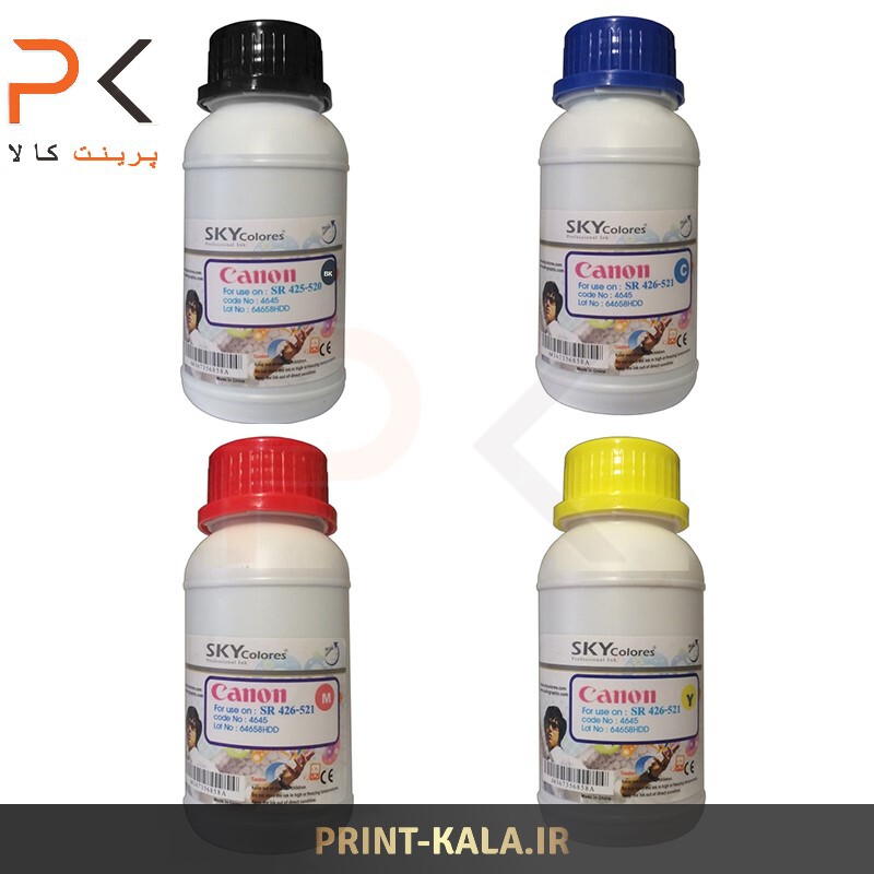  جوهر پرینتر ست 4 رنگ SKY 200ml برای پرینترهای کانن 