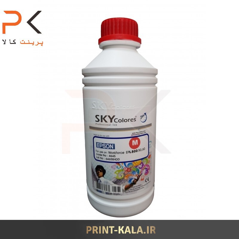  جوهر پرینتر قرمز ( ارغوانی M ) SKY 1000ml برای پرینترهای اپسون 