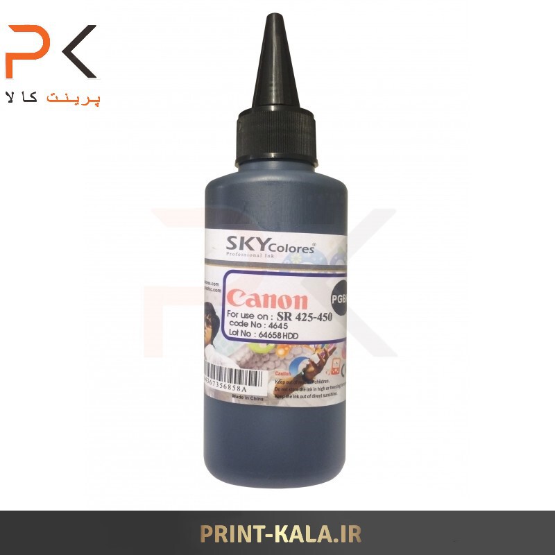  جوهر پرینتر مشکی ( پیگمنت ) SKY 100ml برای پرینترهای کانن 