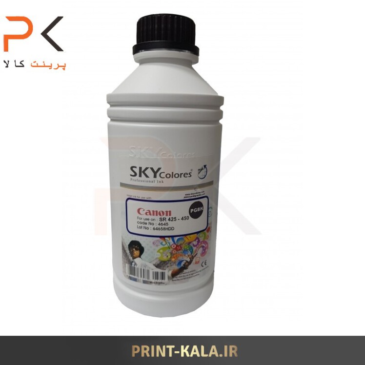 جوهر پرینتر مشکی ( پیگمنت ) SKY 1000ml برای پرینترهای کانن