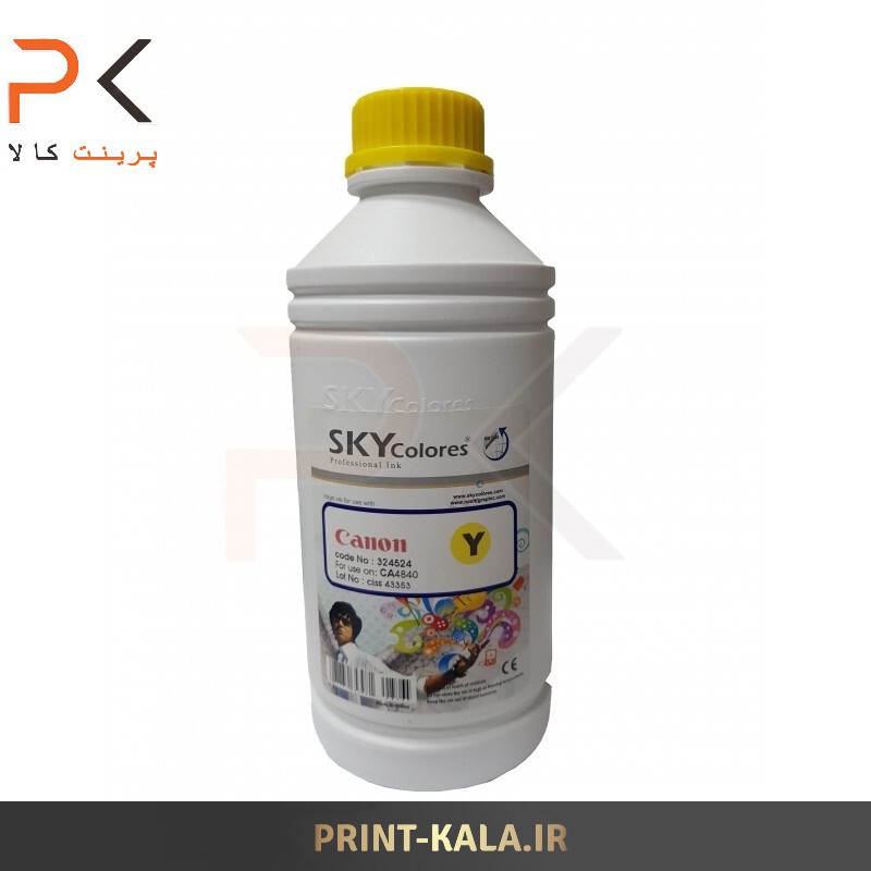  جوهر پرینتر زرد SKY 1000ml برای پرینترهای کانن 