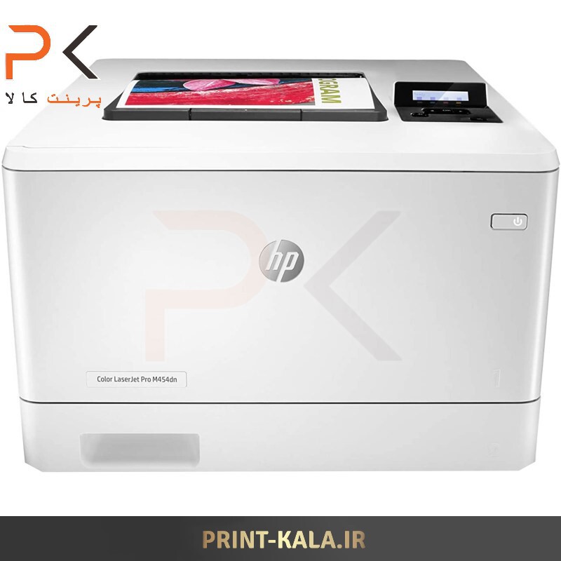  پرینتر رنگی لیزری اچ پی مدل LaserJet Pro M454dn 