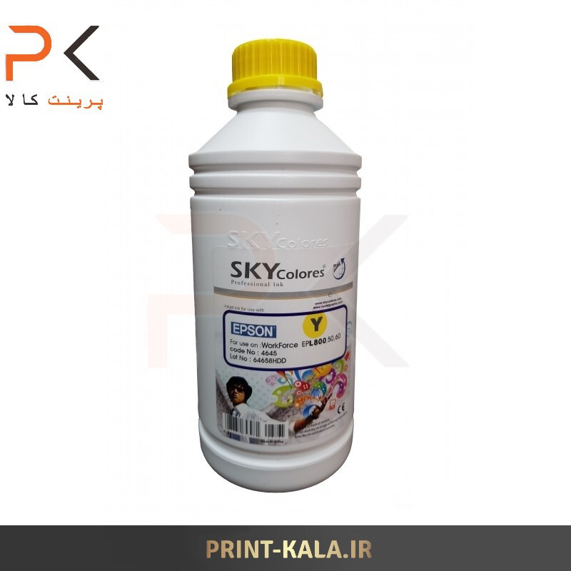  جوهر پرینتر زرد SKY 1000ml برای پرینترهای اپسون 