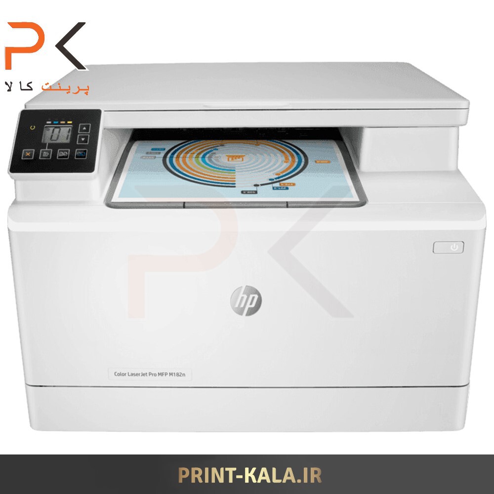  پرینتر چندکاره لیزری رنگی اچ پی مدل LaserJet Pro MFP M182n 