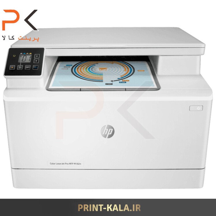 پرینتر چندکاره لیزری رنگی اچ پی مدل LaserJet Pro MFP M182n