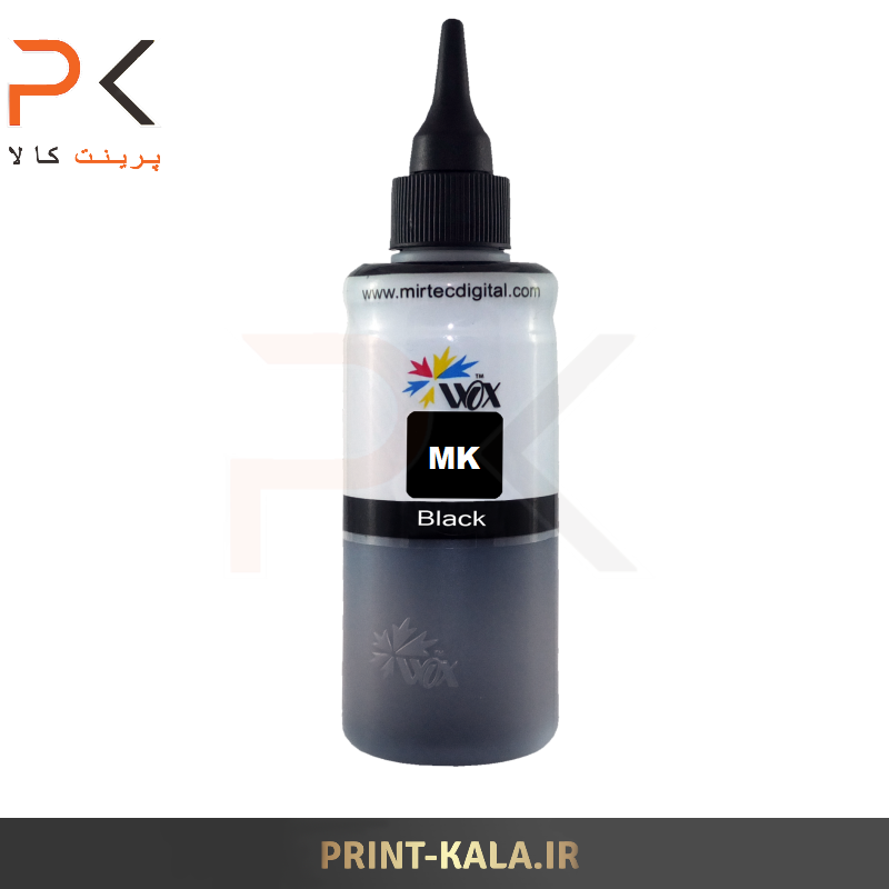  جوهر پرینتر مشکی ( پیگمنت ) WOX 100ml برای پرینترهای کانن 