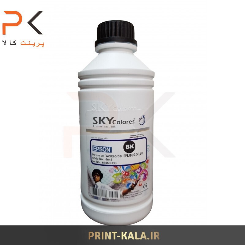  جوهر پرینتر مشکی SKY 1000ml برای پرینترهای اپسون 